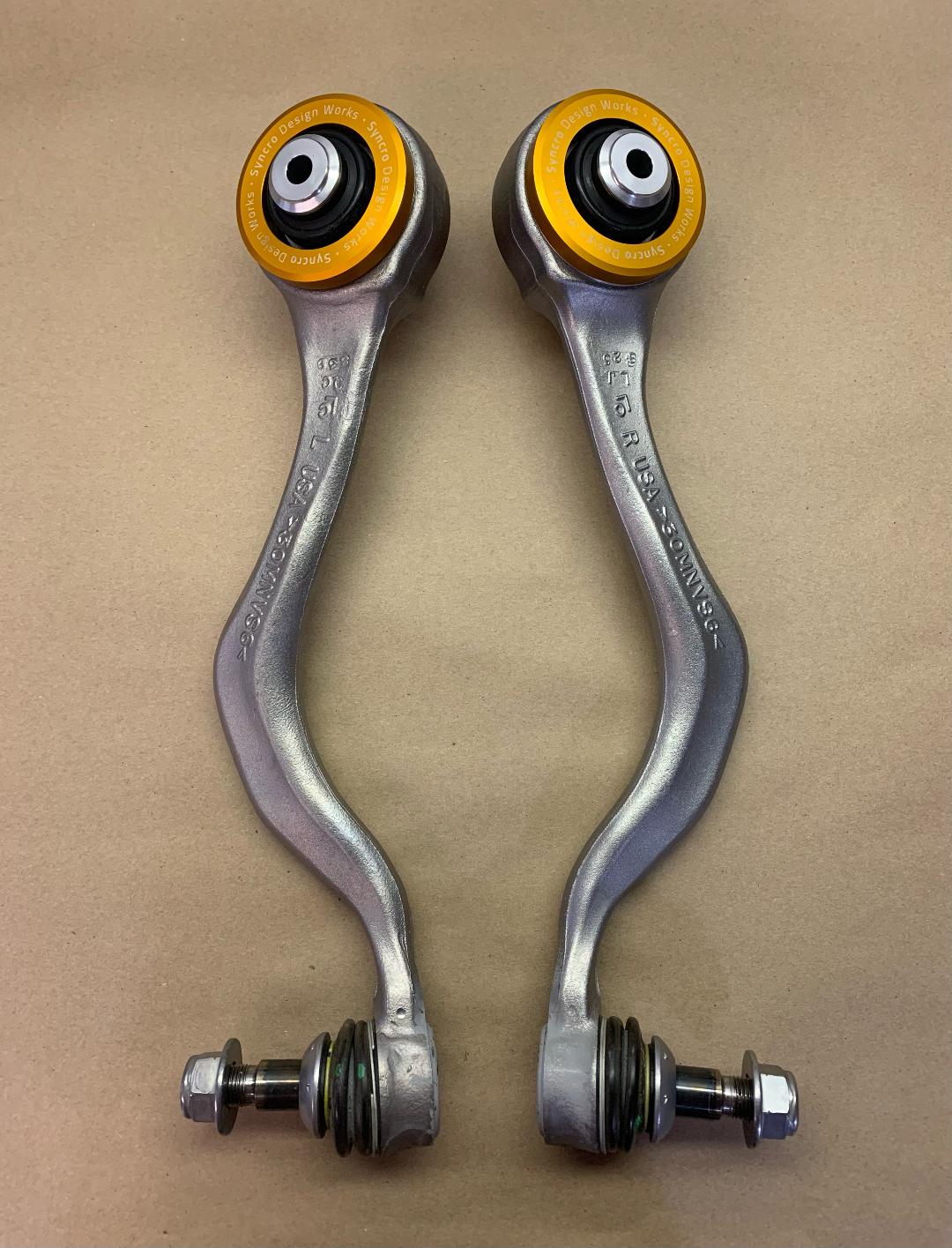 G01 X3, G02 X4 Upgraded front thrust arms