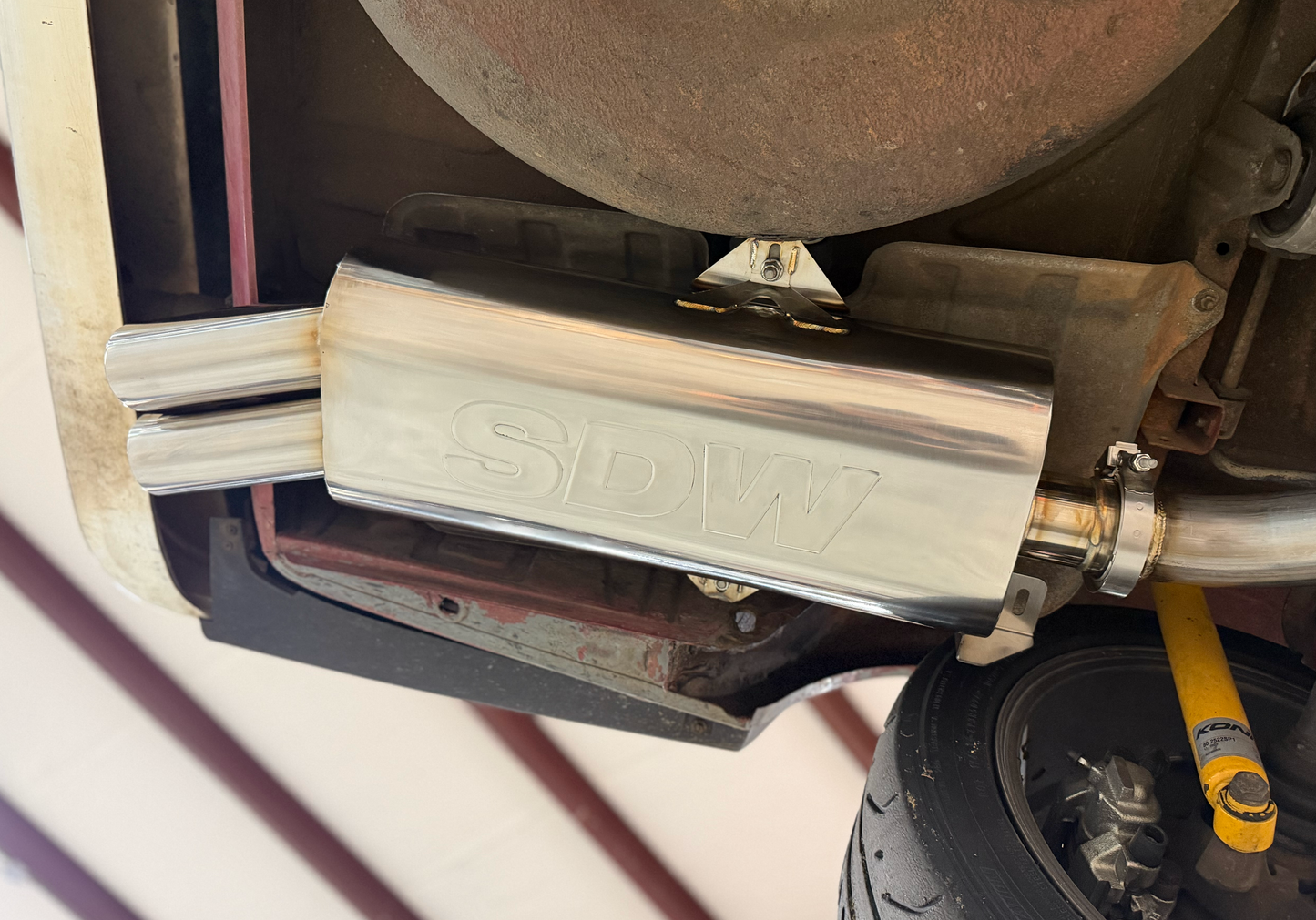 SDW e30 Exhaust system for 24v swap. Now full Stainless!